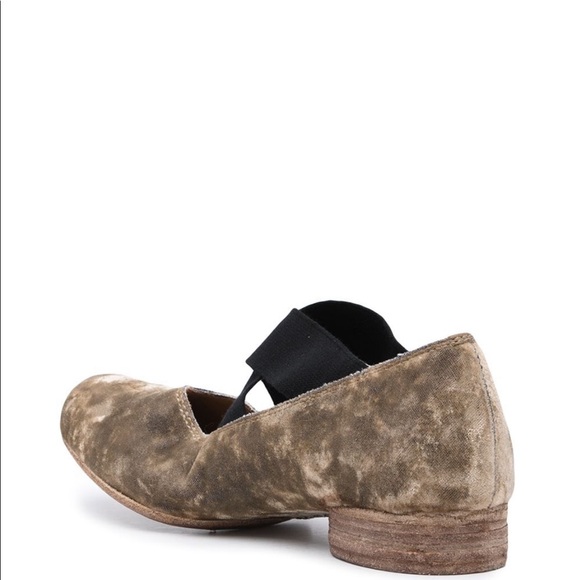 Uma Wang velvet  cross strap ballerinas EU39 NWT - Picture 5 of 14